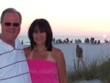 Beautiful Florida Sunset at Lido Beach.