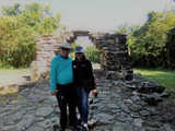 At the Entrance gate To San Gervasio Mayan Ruins